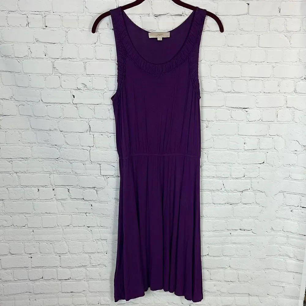 Ann Taylor Loft Dress Purple